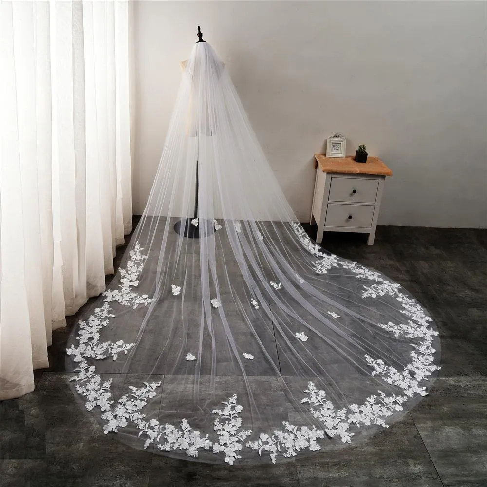 3M Luxurious Bridal Veil With Comb