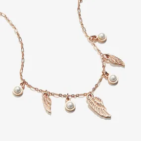 Angel Wing   Pearl Delicate Necklace