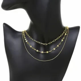 Assorted Chain Layered Necklace