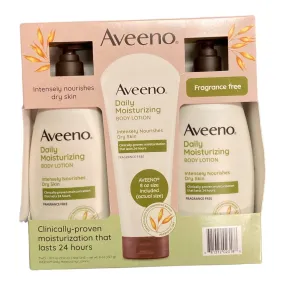 Aveeno Daily Moisturizing Body Lotion 18 Fluid Ounce (Pack of 2)   8 Ounce Tube