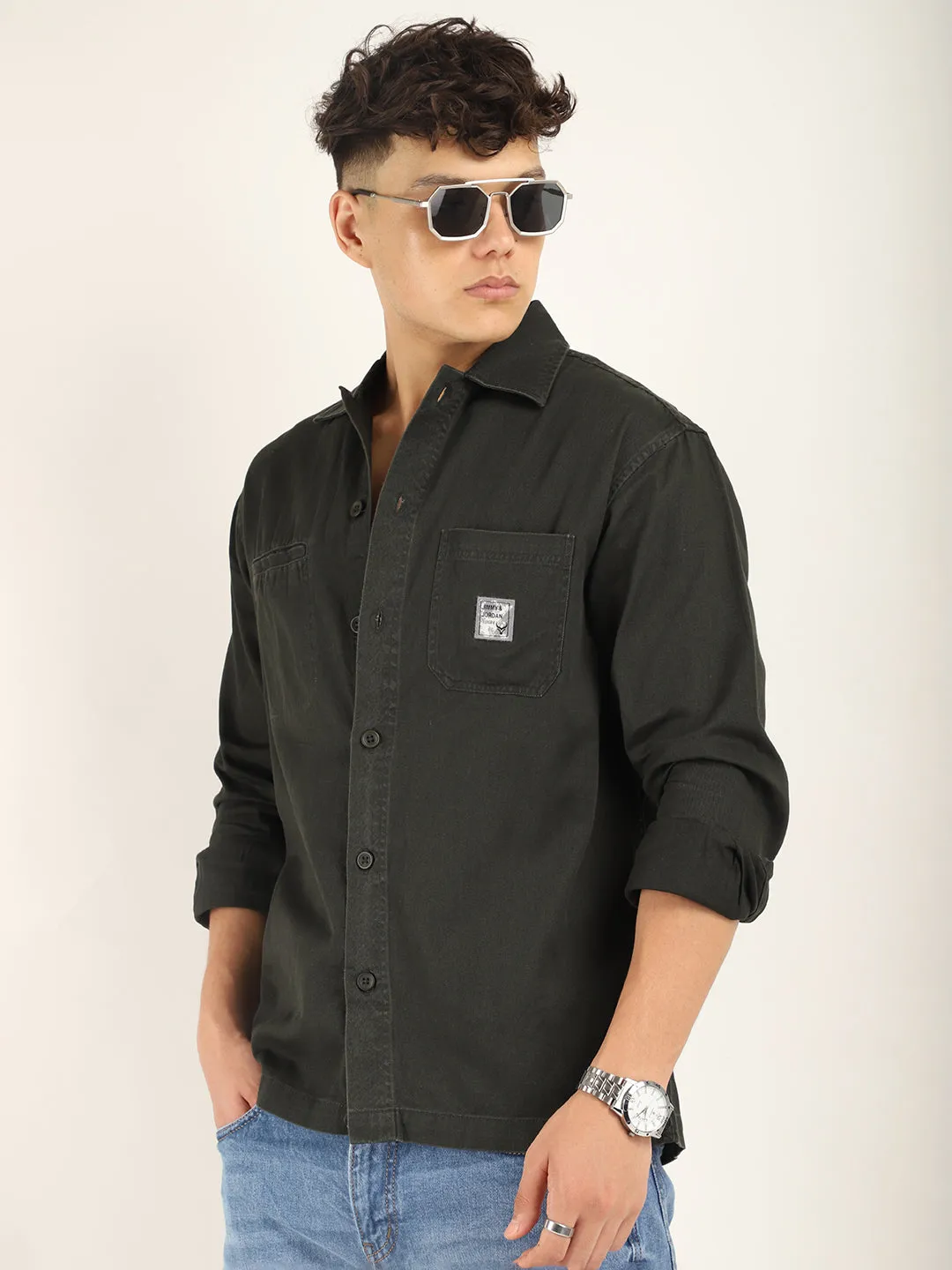 Axton Dark Grey Sulphur Urban Shirt