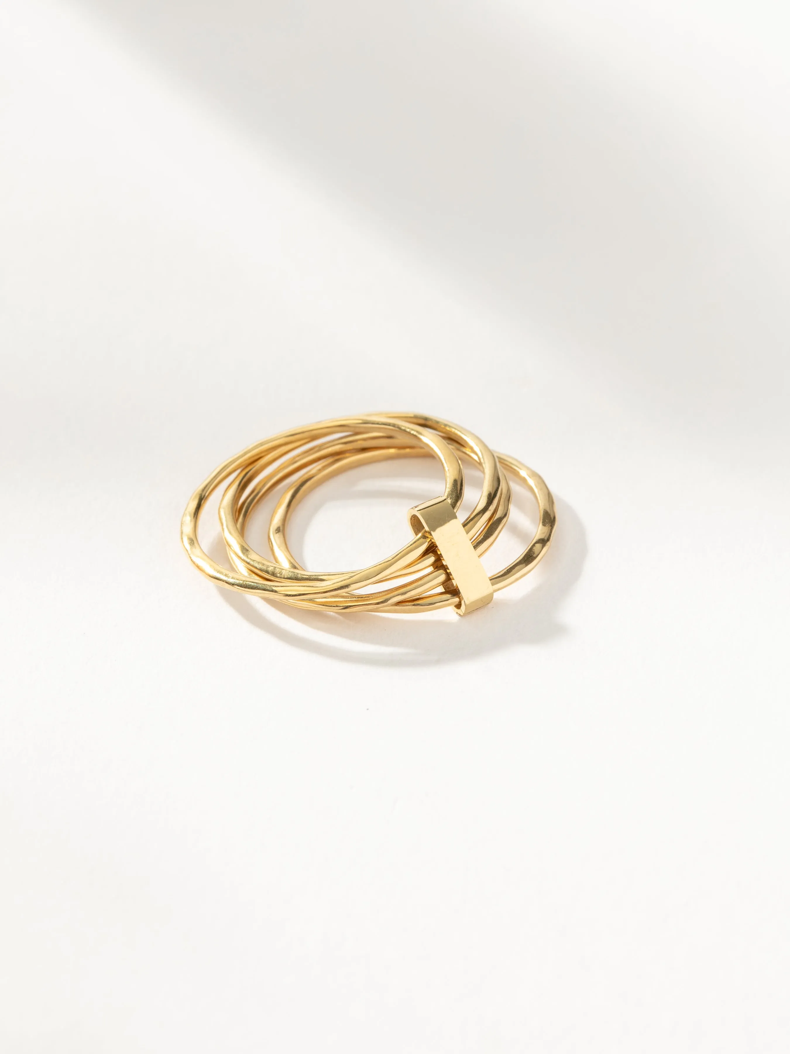 Bar None Layered Ring