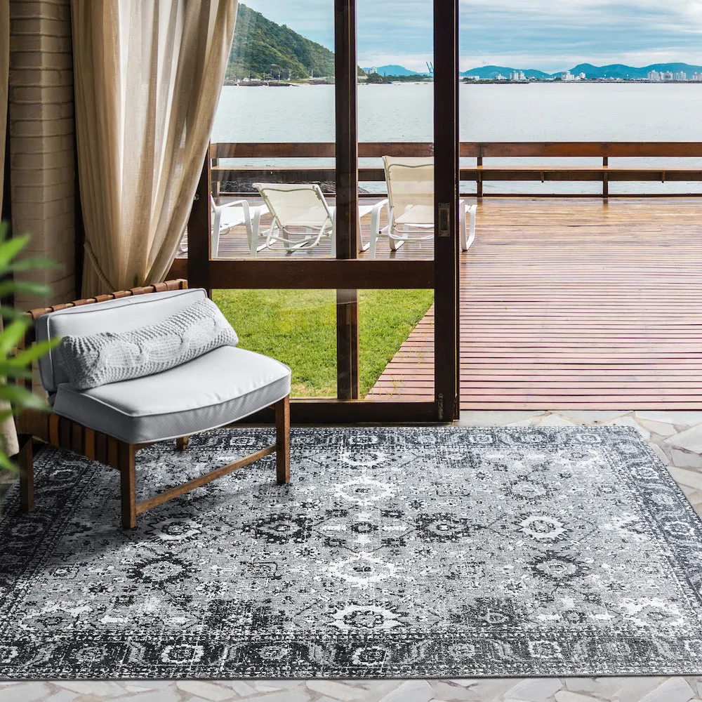 Bijan Modern Grey Persian Rug