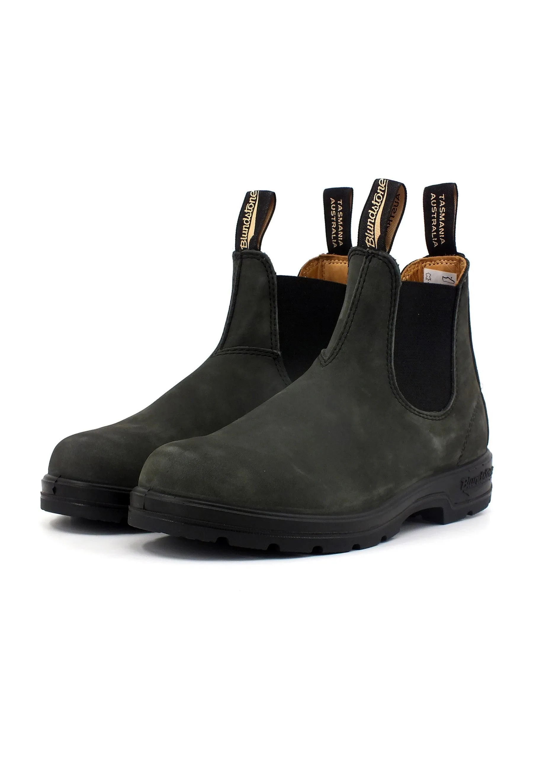 BLUNDSTONE Stivaletto Polacco Uomo Rustic Black 587U