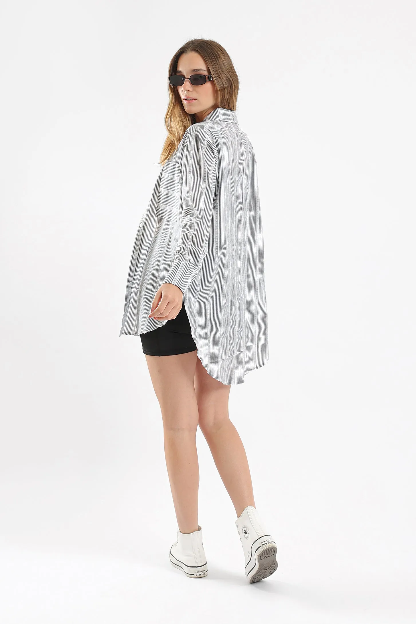 BREEZY COTTON SHIRT - GREY