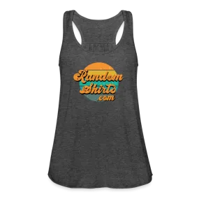 Breezy Elegance: Women's RandomShirts.com Logo Flowy Tank Top