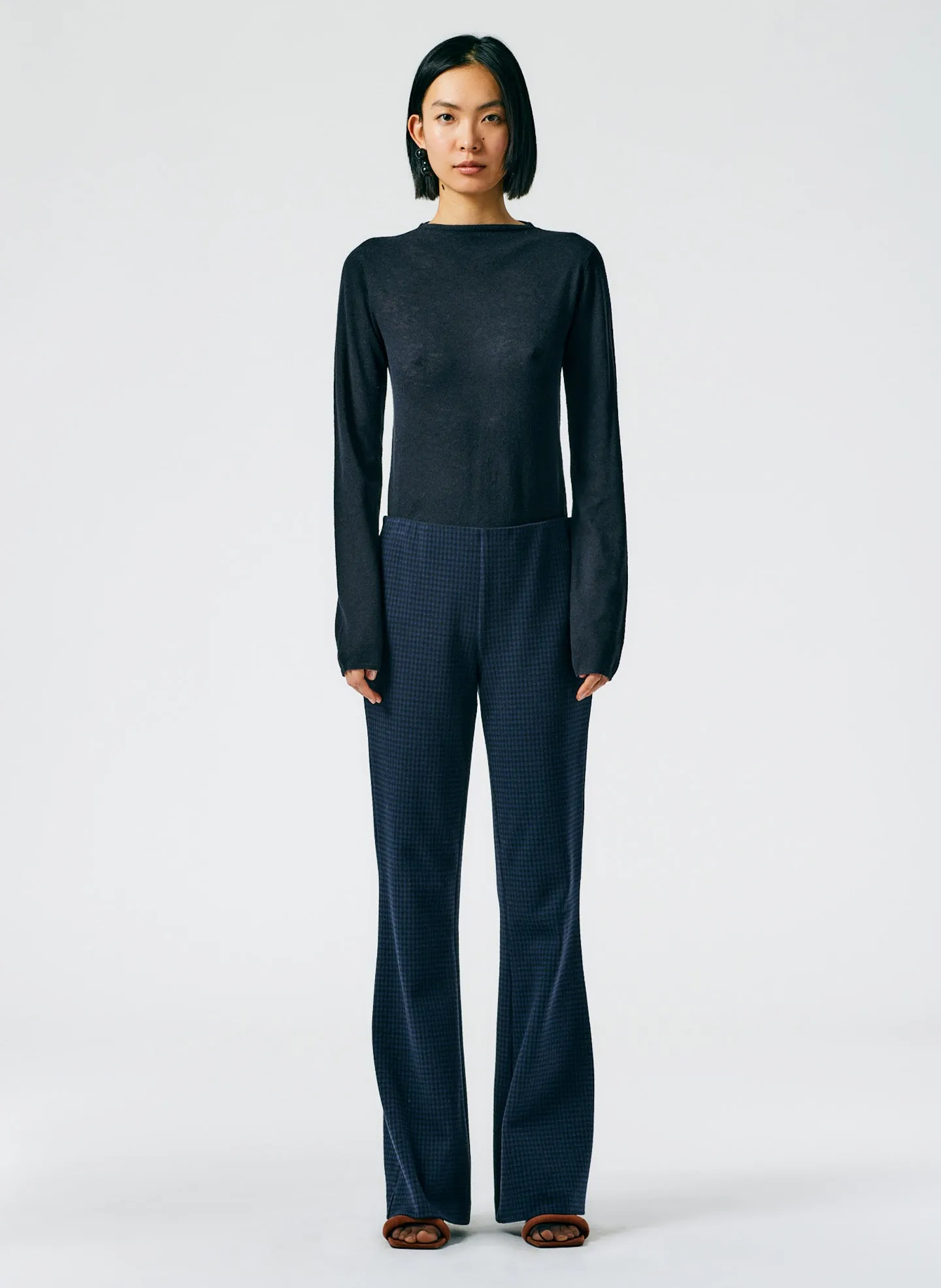 Camille Check Ali Fluid Pant