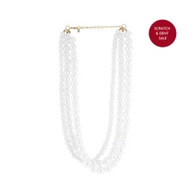 Chunky Pearl Layered Necklace - Sample