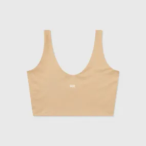 Classic Retro Top - Camel