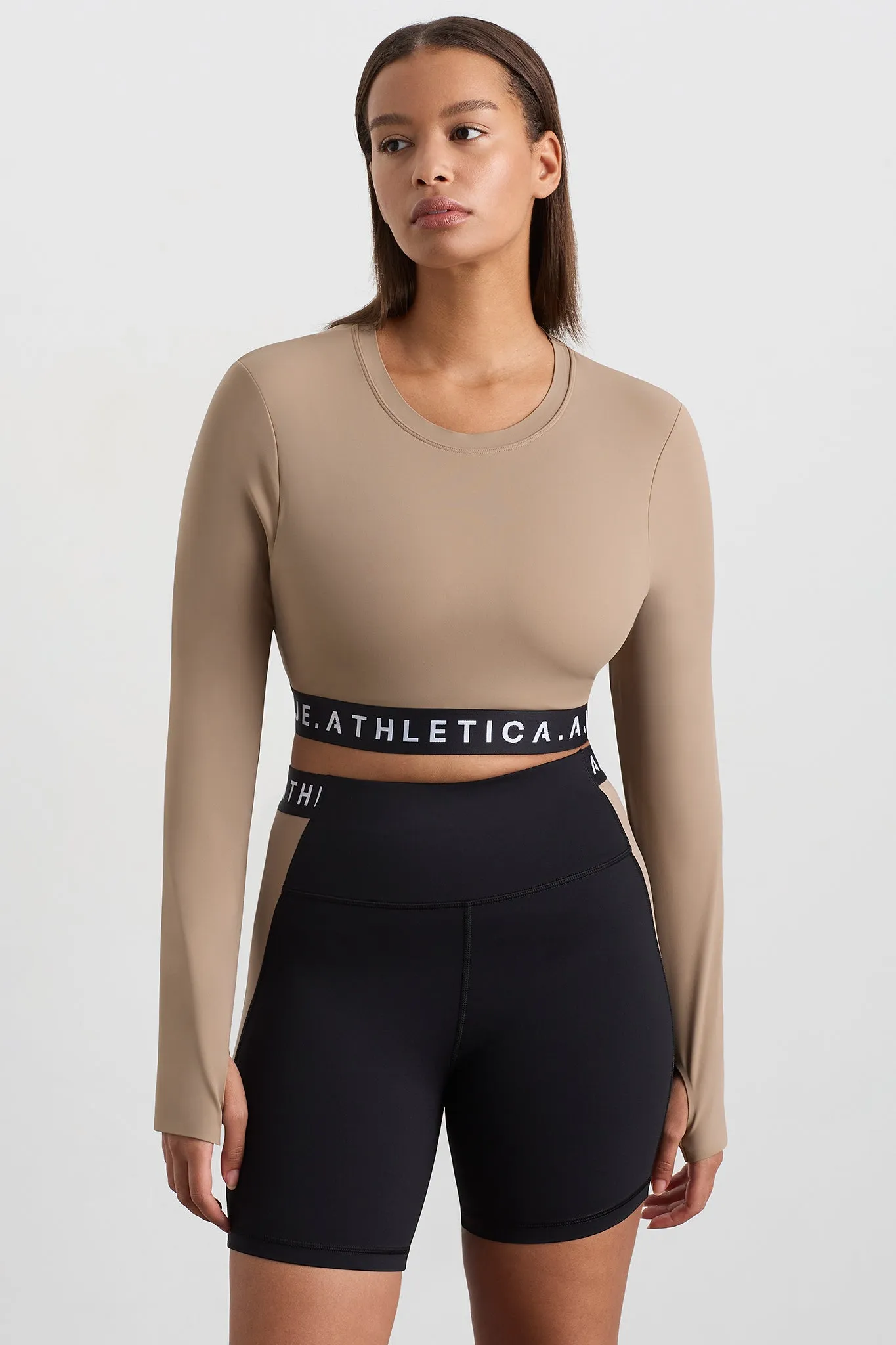 Contrast Layered Crop Top 380