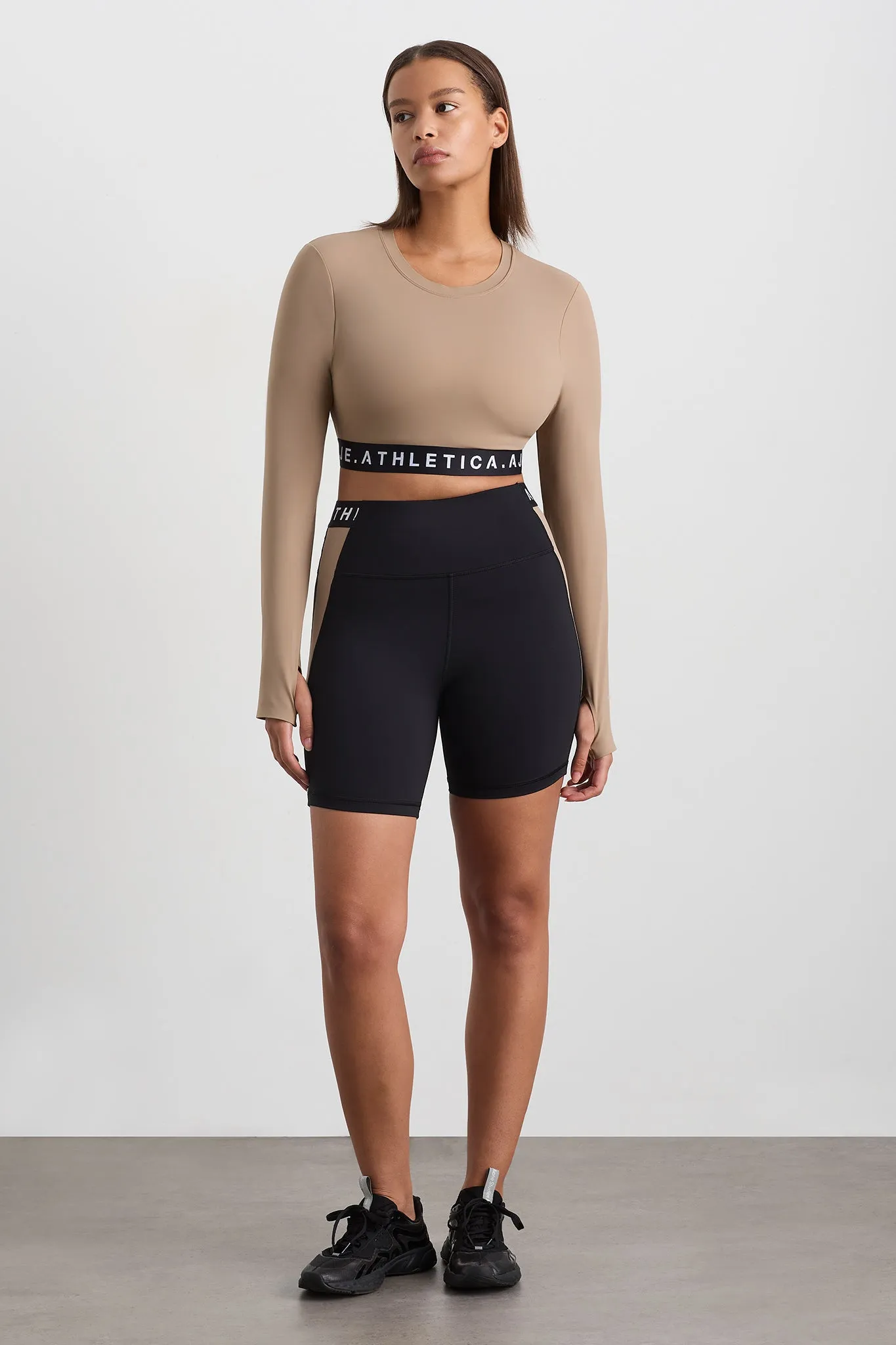 Contrast Layered Crop Top 380