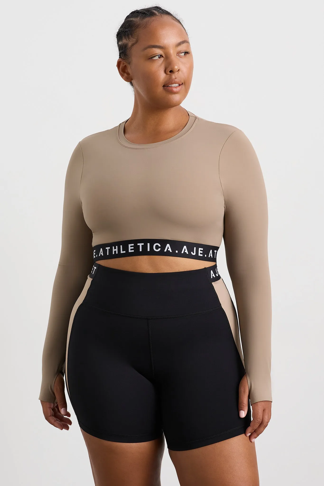 Contrast Layered Crop Top 380