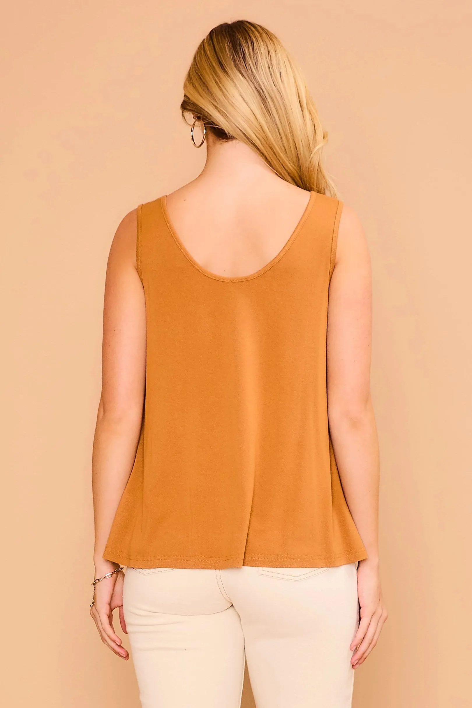 CozyCo Soft and Breezy Sleeveless Top- 2 Colors - PREORDER