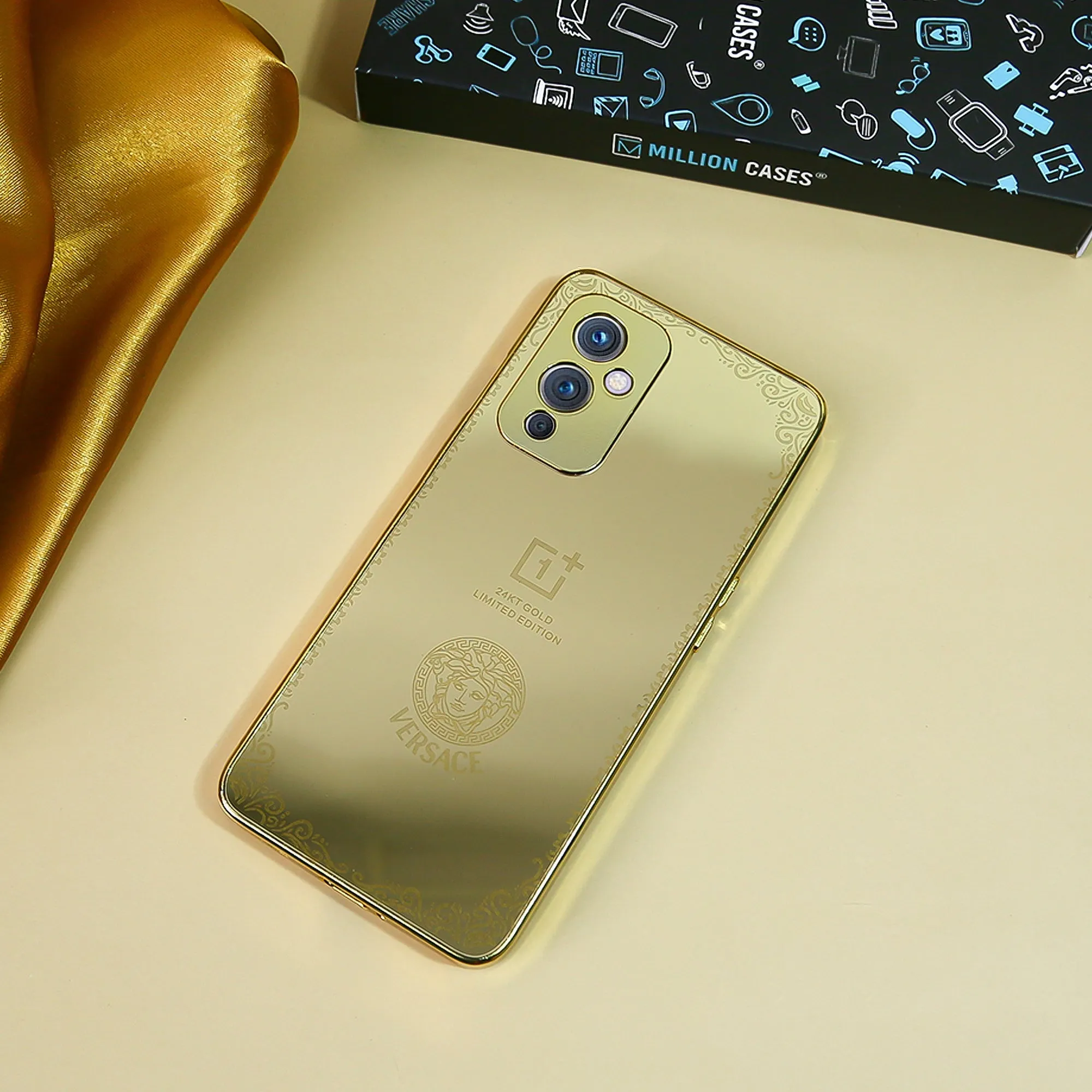 Crafted Gold Luxurious Camera Protective Case - OnePlus