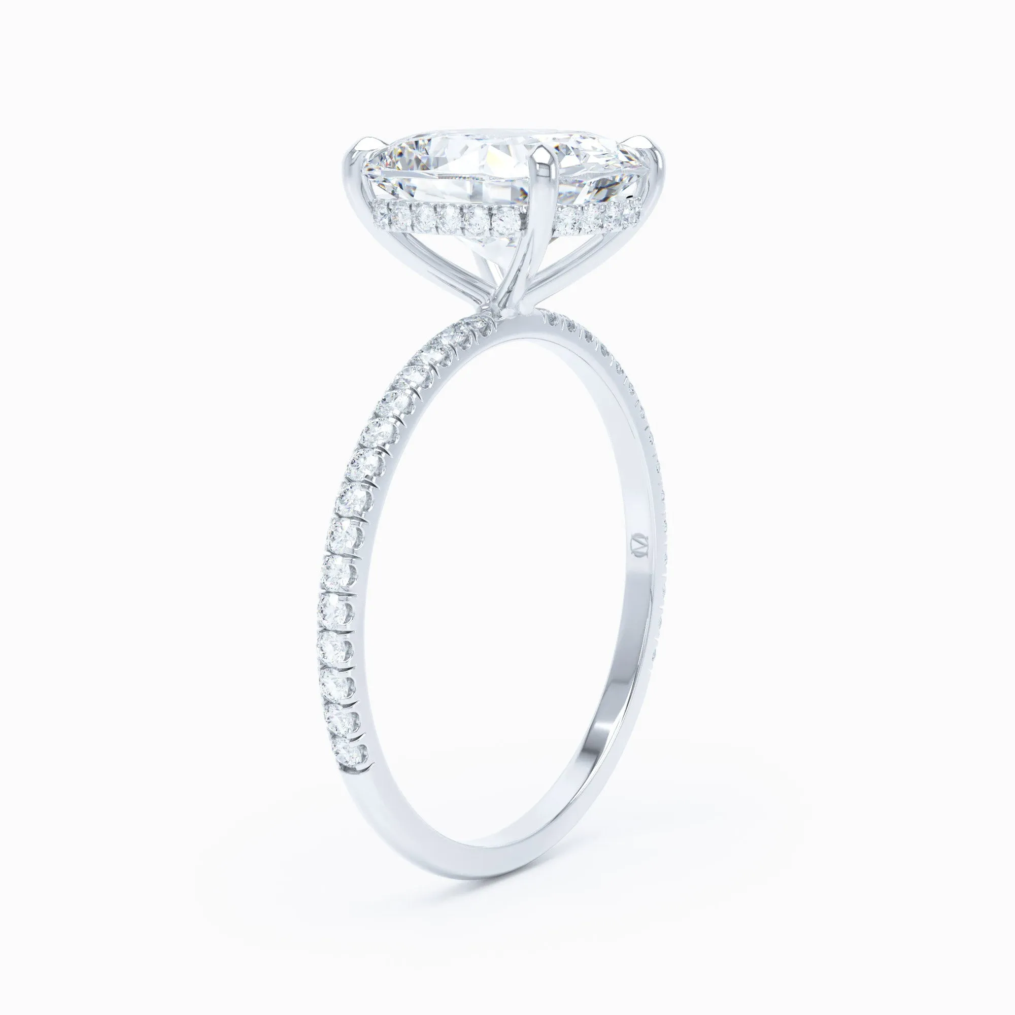 Delicate - Square Cushion Engagement Ring