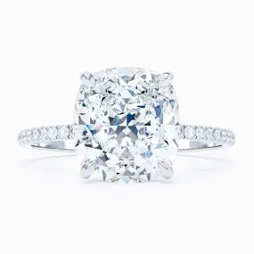 Delicate - Square Cushion Engagement Ring