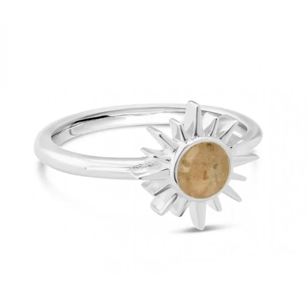 Delicate Sunburst Ring