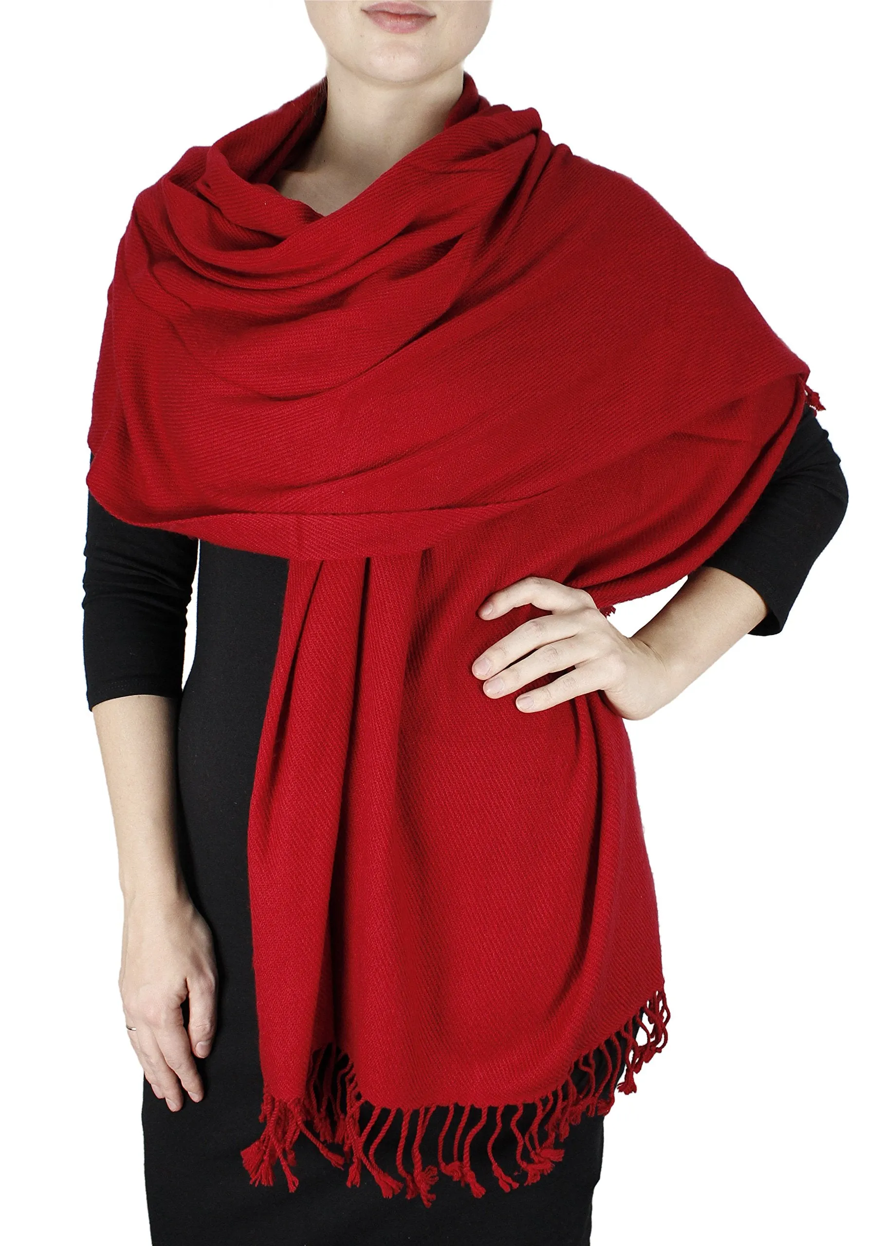 Elegant Soft Luxurious Pashmina Cashmere Wrap shawl stole From Peach Couture