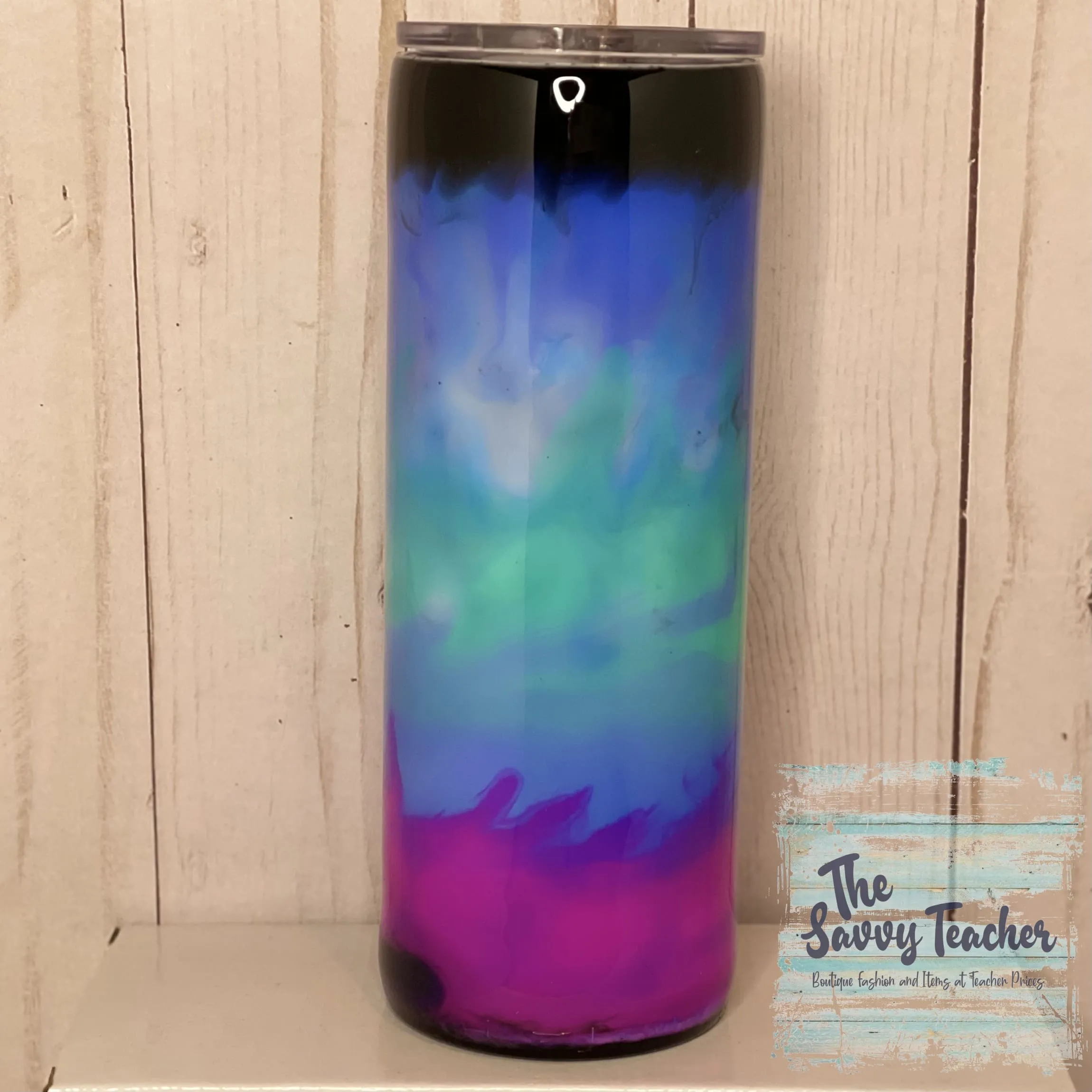 Fluid Colors on a 24 Oz Plump Tumbler