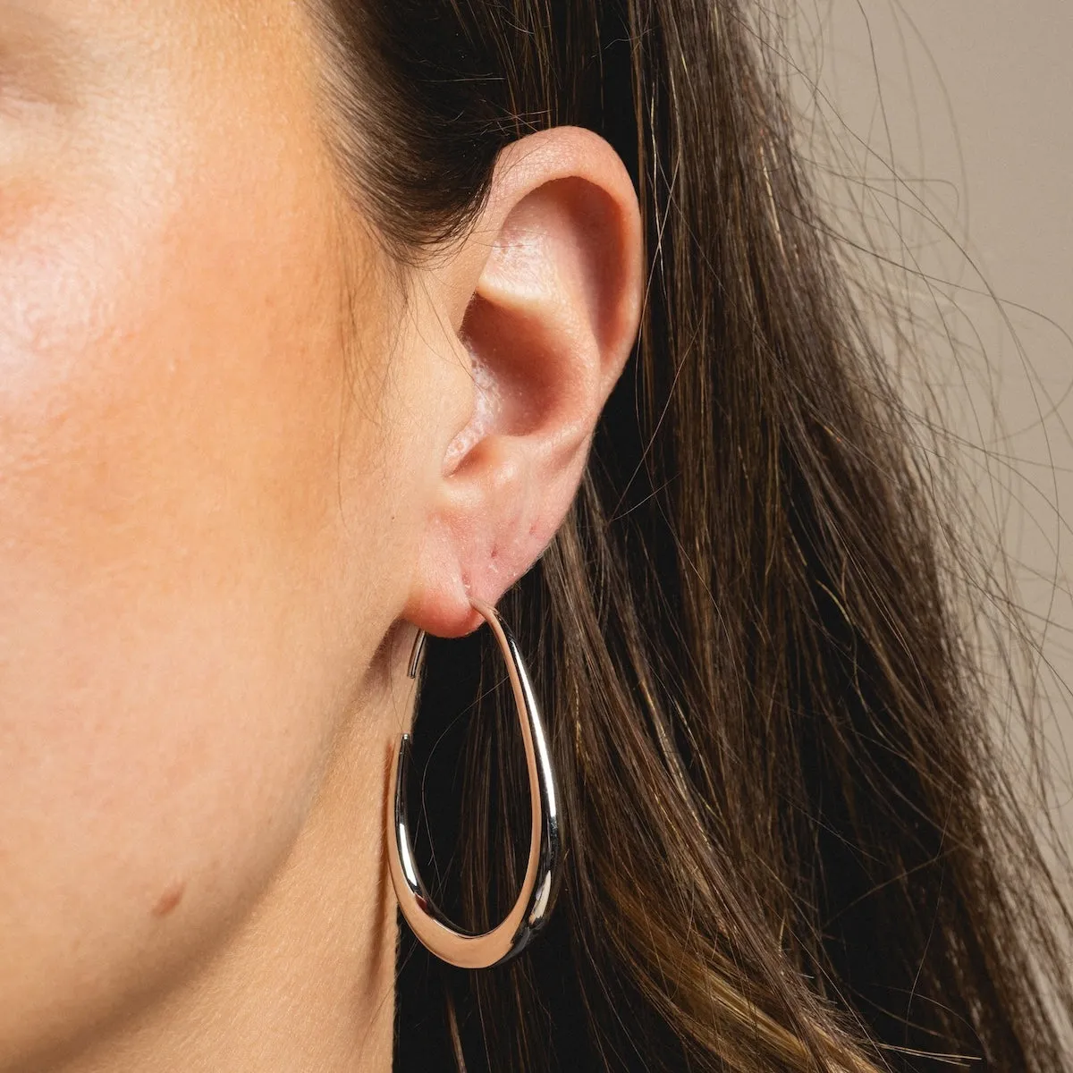 Fluid Hoop Earrings