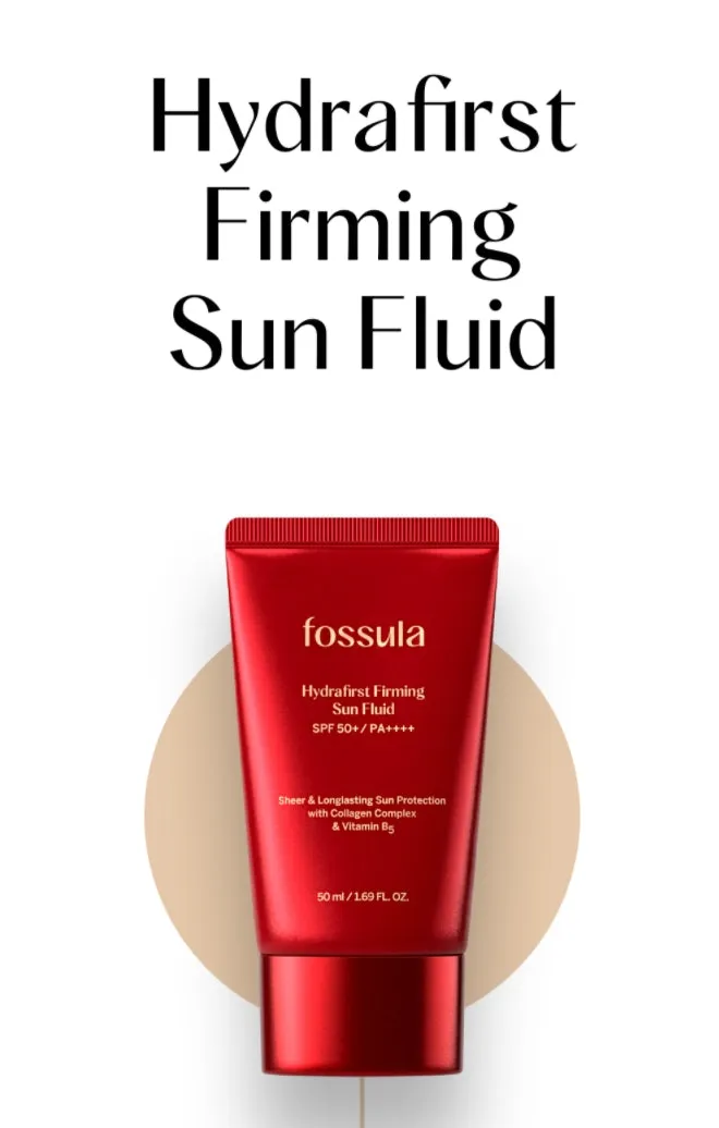 Fossula Hydrafirst Firming Sun Fluid 50ml SP50  PA    Sunscreen Sunblocks Facial Skincare