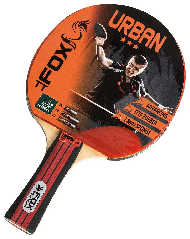 Fox Urban 3 Star Table Tennis Bat