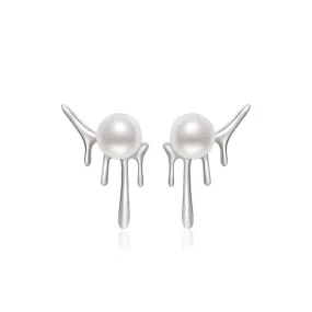 Freshwater Pearl Earrings WE00529 | FLUID