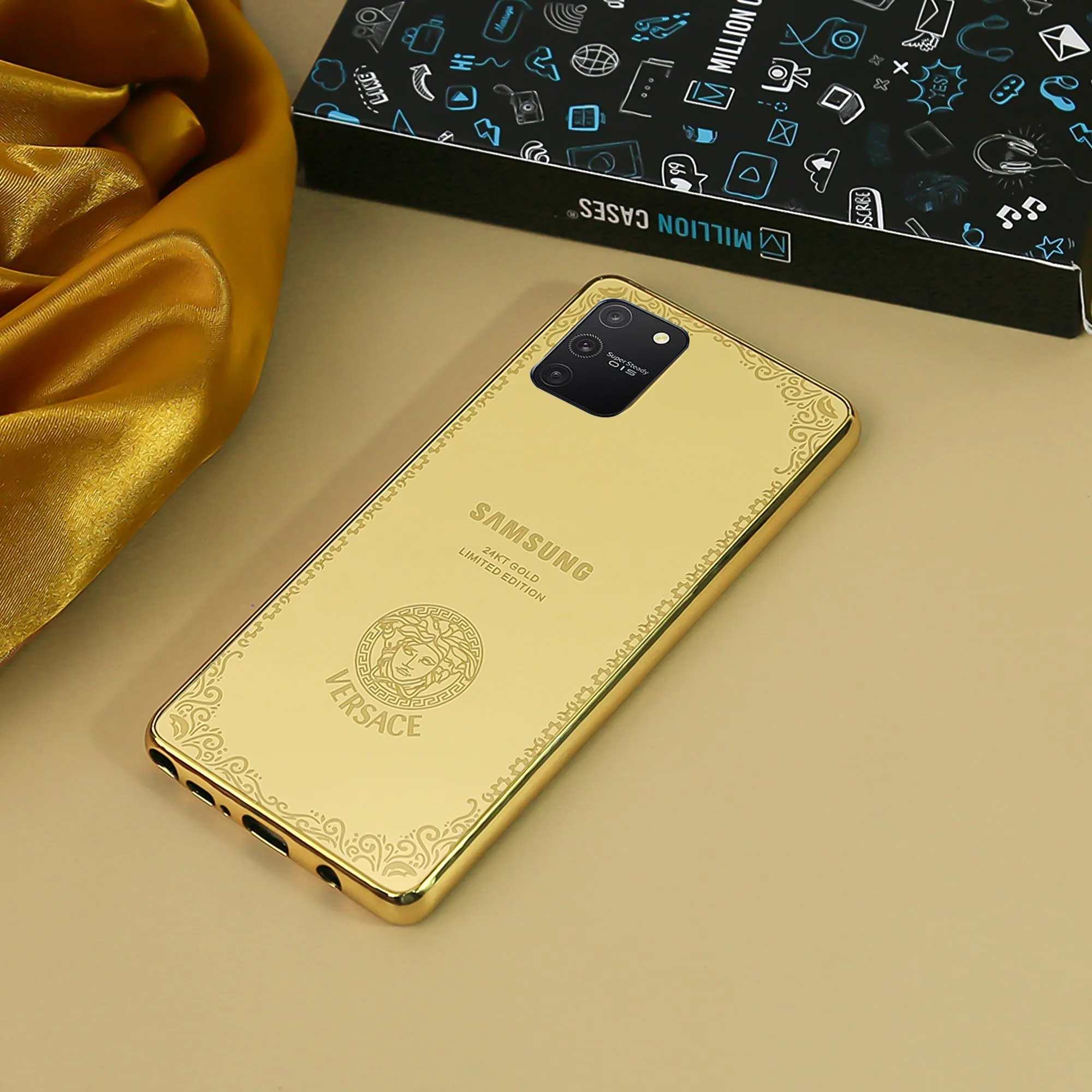 Galaxy Note Series Crafted Gold Luxurious Camera Protective Case