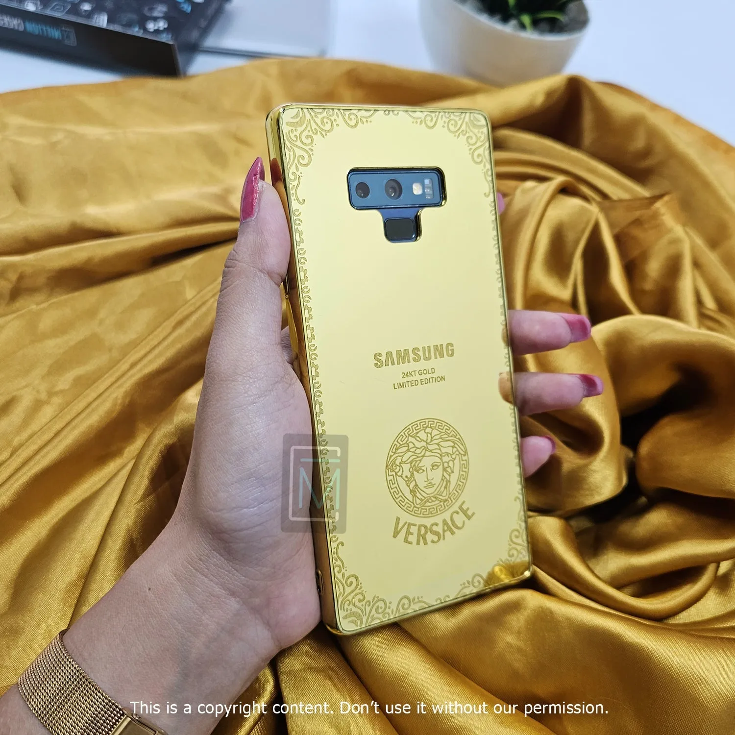 Galaxy Note Series Crafted Gold Luxurious Camera Protective Case