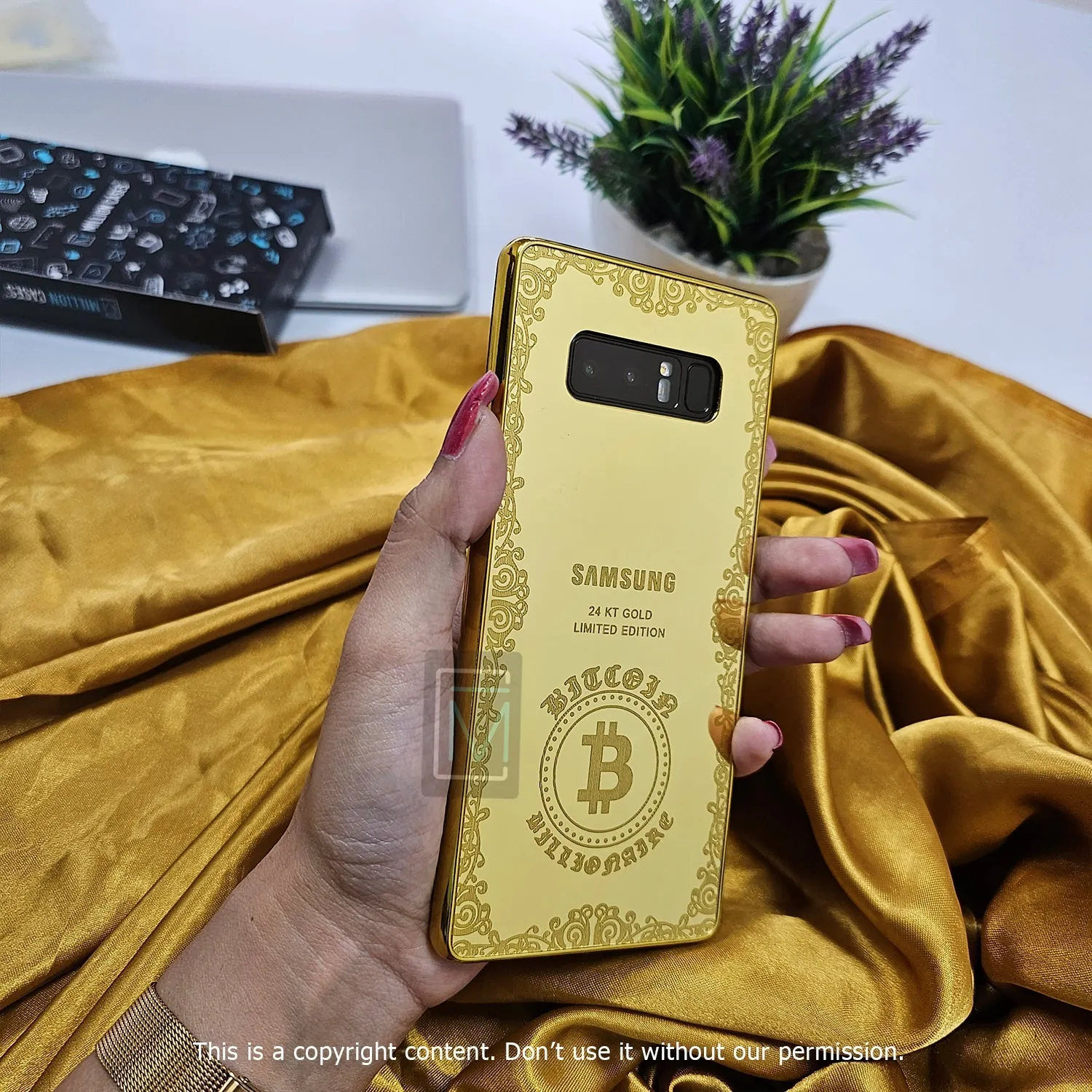 Galaxy Note Series Crafted Gold Luxurious Camera Protective Case