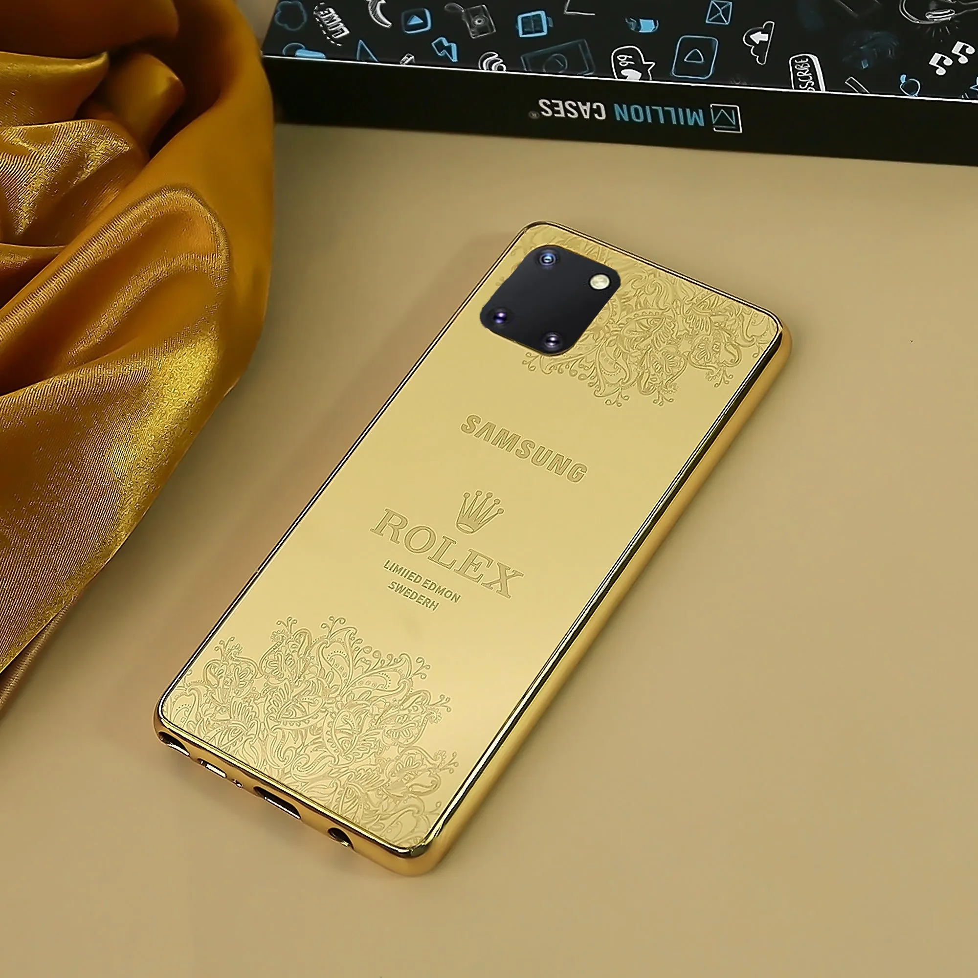 Galaxy Note Series Crafted Gold Luxurious Camera Protective Case