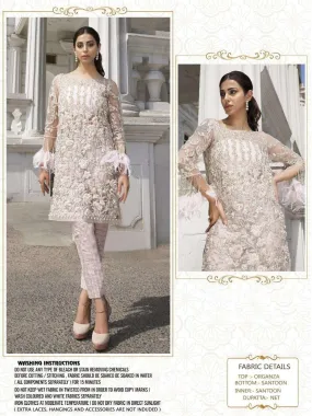 Girlish Organza Luxurious Style Embroidered Designer Wear