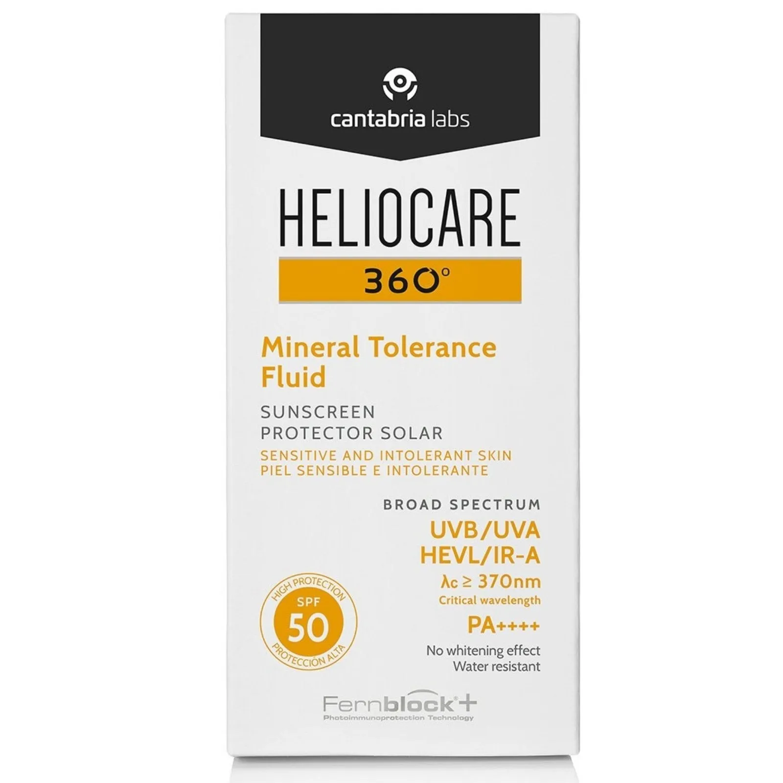 Heliocare | 360 Mineral Tolerance Fluid SPF50