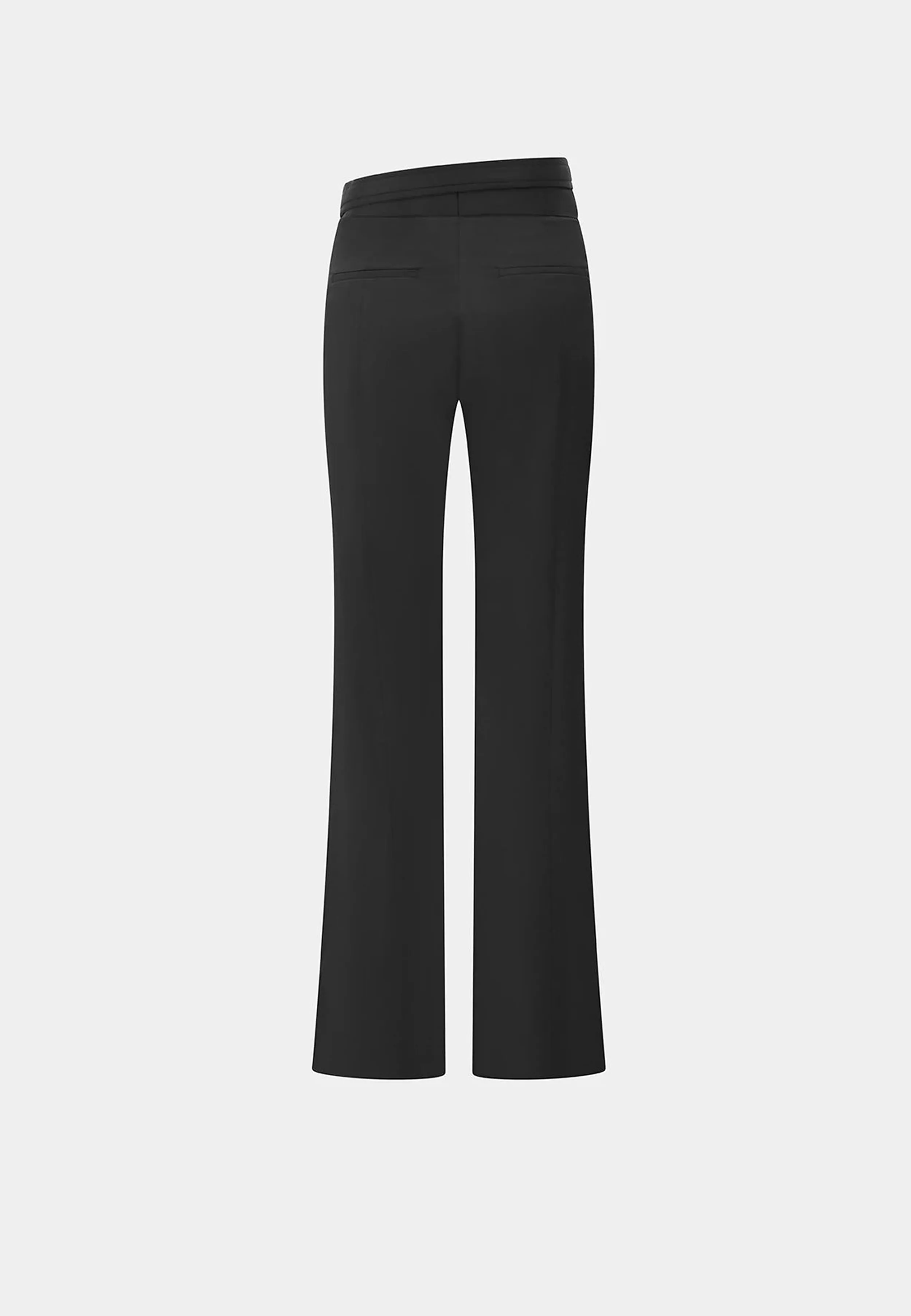 Heliot Emil Black Fluid Wide Pants