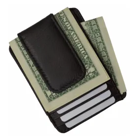 Luxurious Genuine Leather Magnetic Money Clip