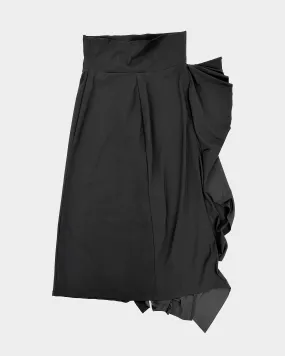 Marithé Francois Girbaud Black Fluid Skirt 2000's