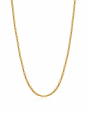 Men's Gold Modern Figaro Belcher Chain