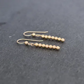 Modern Accent Beaded Stick Earrings