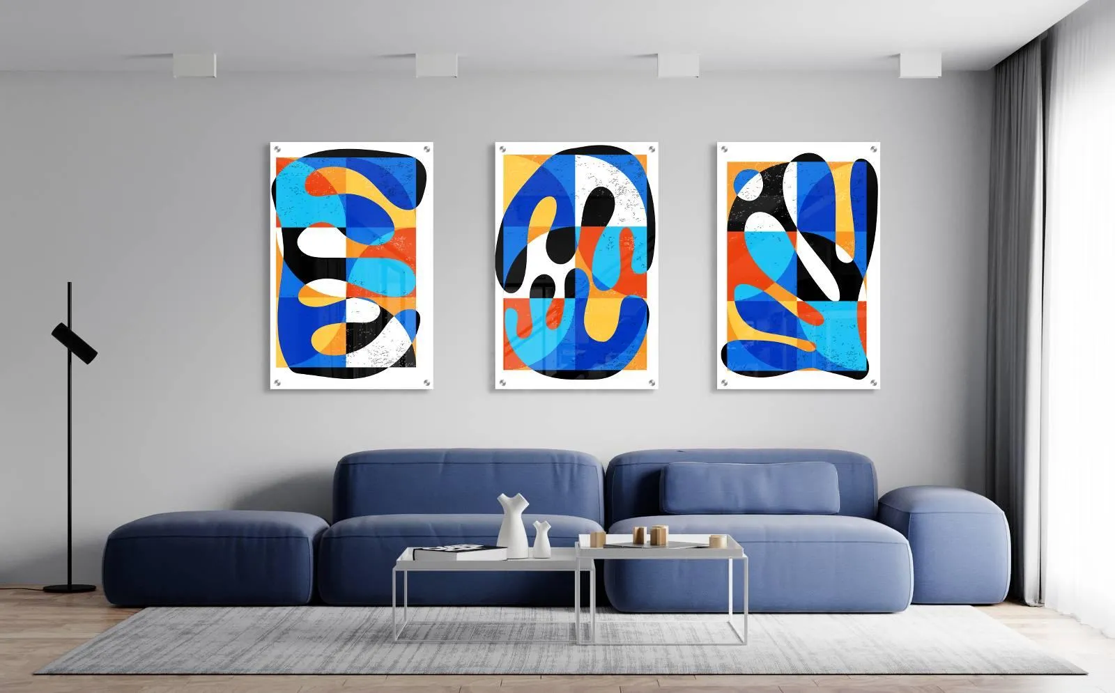 Modern Artwork Set of 3 Prints Modern Wall Art Modern Artwork