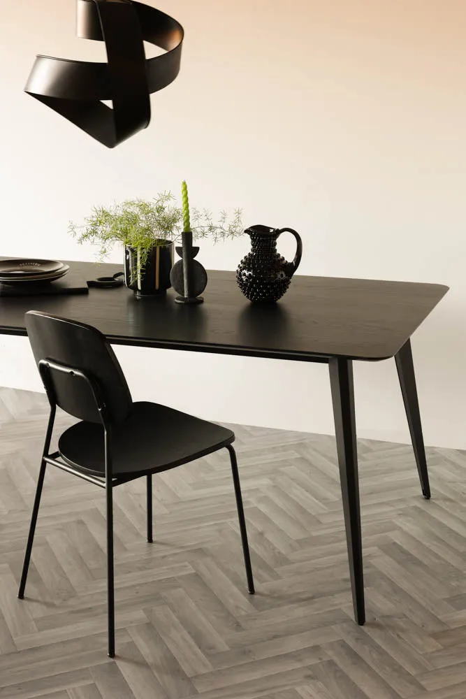 Modern Black Dining Table