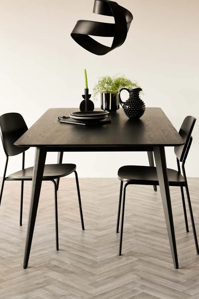 Modern Black Dining Table