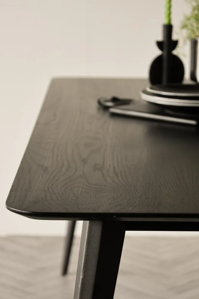 Modern Black Dining Table