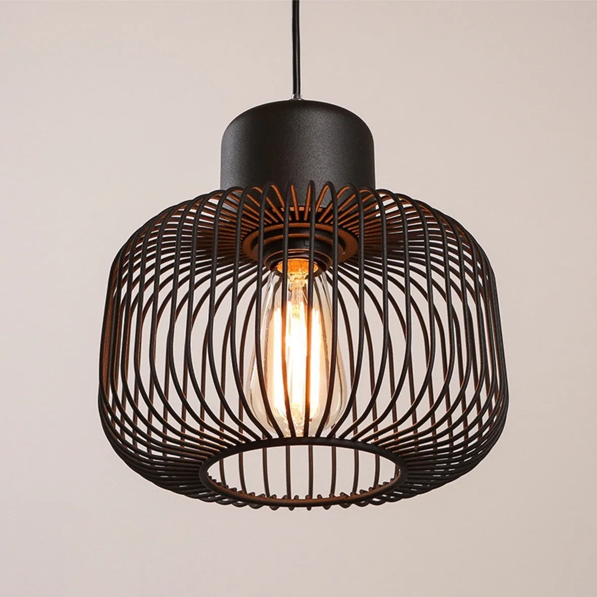 Modern Cage Pendant Light