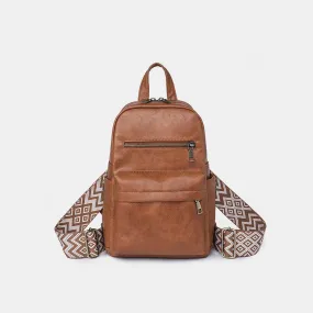 Modern Luxurious Vegan Leather Elevates Backpack