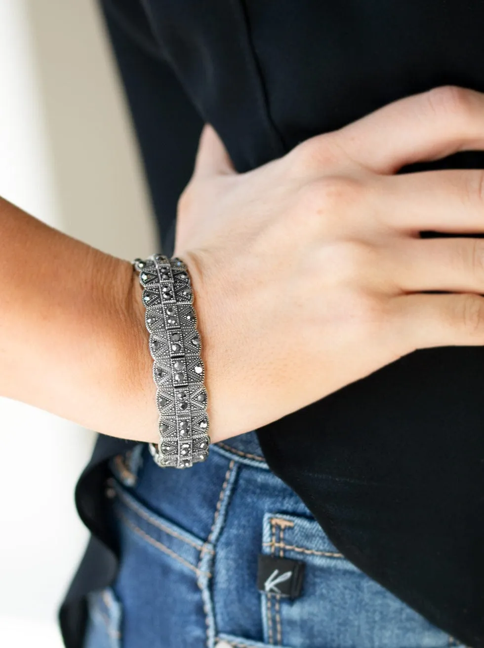 Modern Magnificence Silver Bracelet