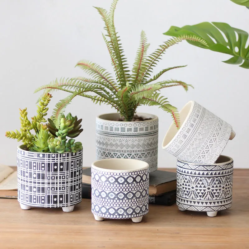 Modern Monochrome Plant Pots