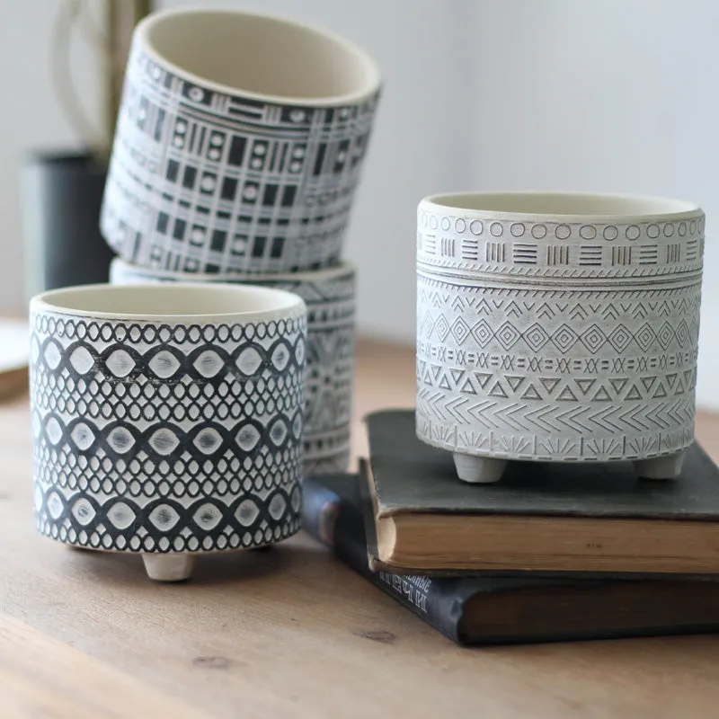 Modern Monochrome Plant Pots