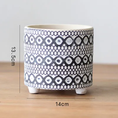 Modern Monochrome Plant Pots