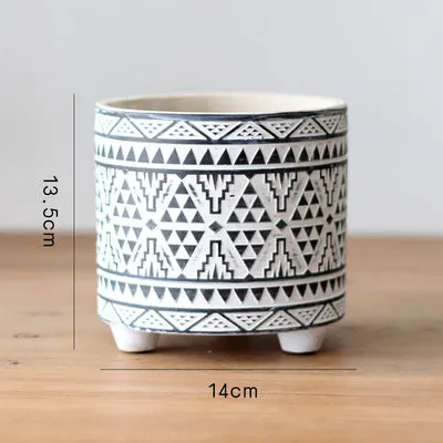 Modern Monochrome Plant Pots