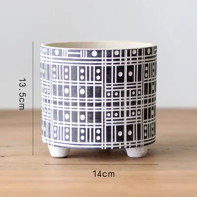 Modern Monochrome Plant Pots